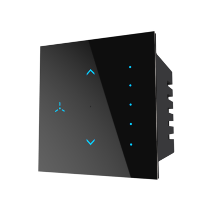 Wi-Fi Smart Fan Touch Switch Modular Black