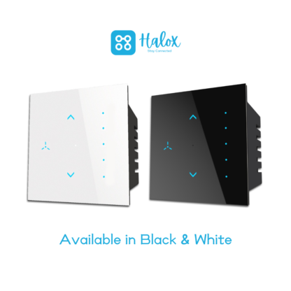 Wi-Fi Smart Fan Touch Switch Modular Black - Image 2